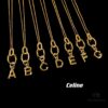 693015bb12f62673a6facaa7 Celine Letter Necklace, Consistent ZP Material! Meaningful Jewelry to Wear the Important Names Close to Your Heart 💗