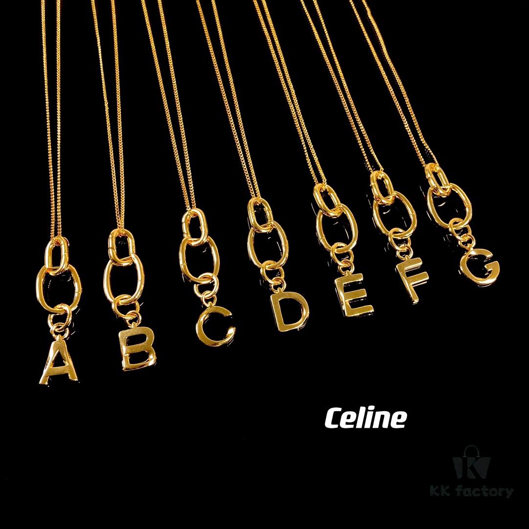 693015bb12f62673a6facaa7 Celine Letter Necklace, Consistent ZP Material! Meaningful Jewelry to Wear the Important Names Close to Your Heart 💗