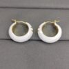 Celine New Arrival White Drip Earrings