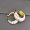 Celine New Arrival White Drip Earrings
