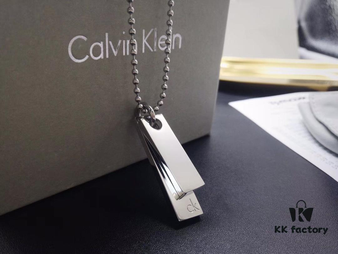 693015d812f62673a6facac8 CK Men's/Couples Similar Military Tag Minimalist and Elegant, a Great Gift for Boyfriend or as Couples Necklace, Easy to Match with Outfits