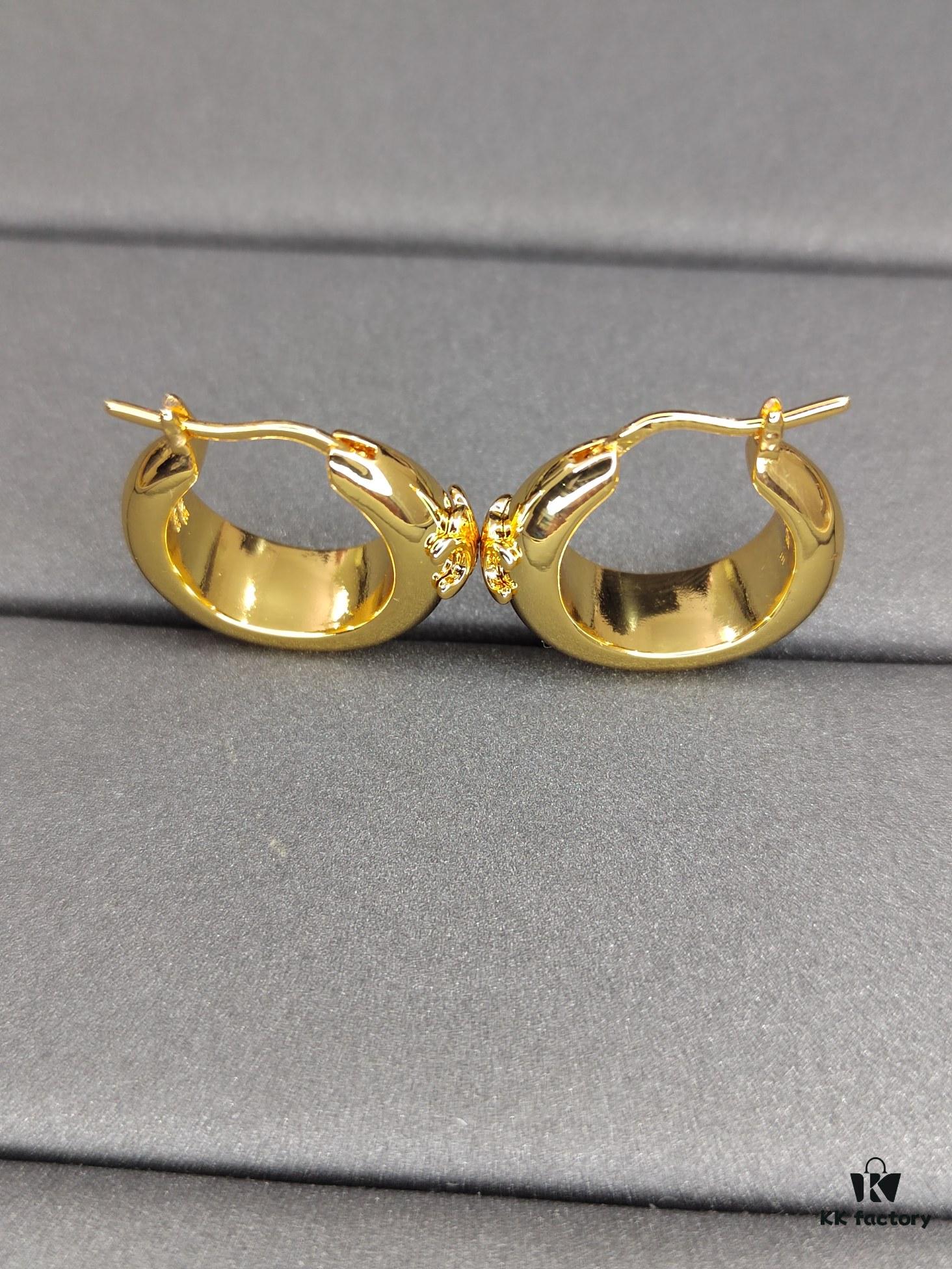 Celine New Arrival Gold Earrings ZP Brass Material
