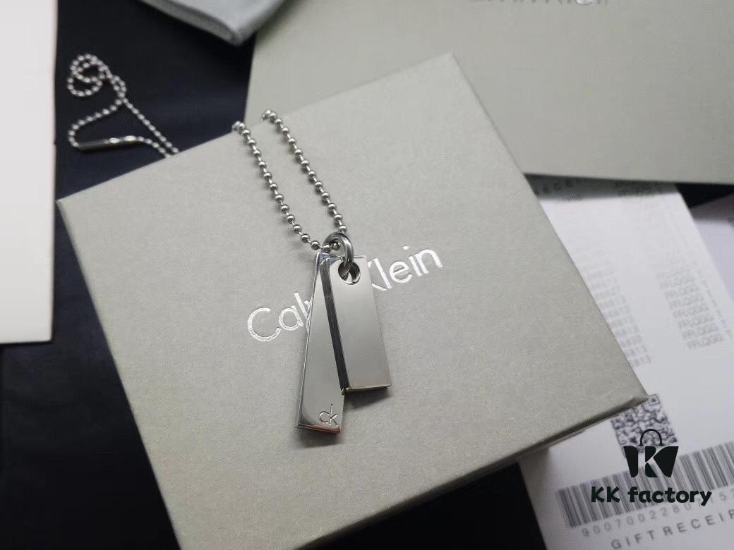 693015d912f62673a6facaca CK Men's/Couples Similar Military Tag Minimalist and Elegant, a Great Gift for Boyfriend or as Couples Necklace, Easy to Match with Outfits