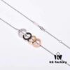 693015dd12f62673a6facad1 CK Four-Ring Necklace - Romantic Gift for 520