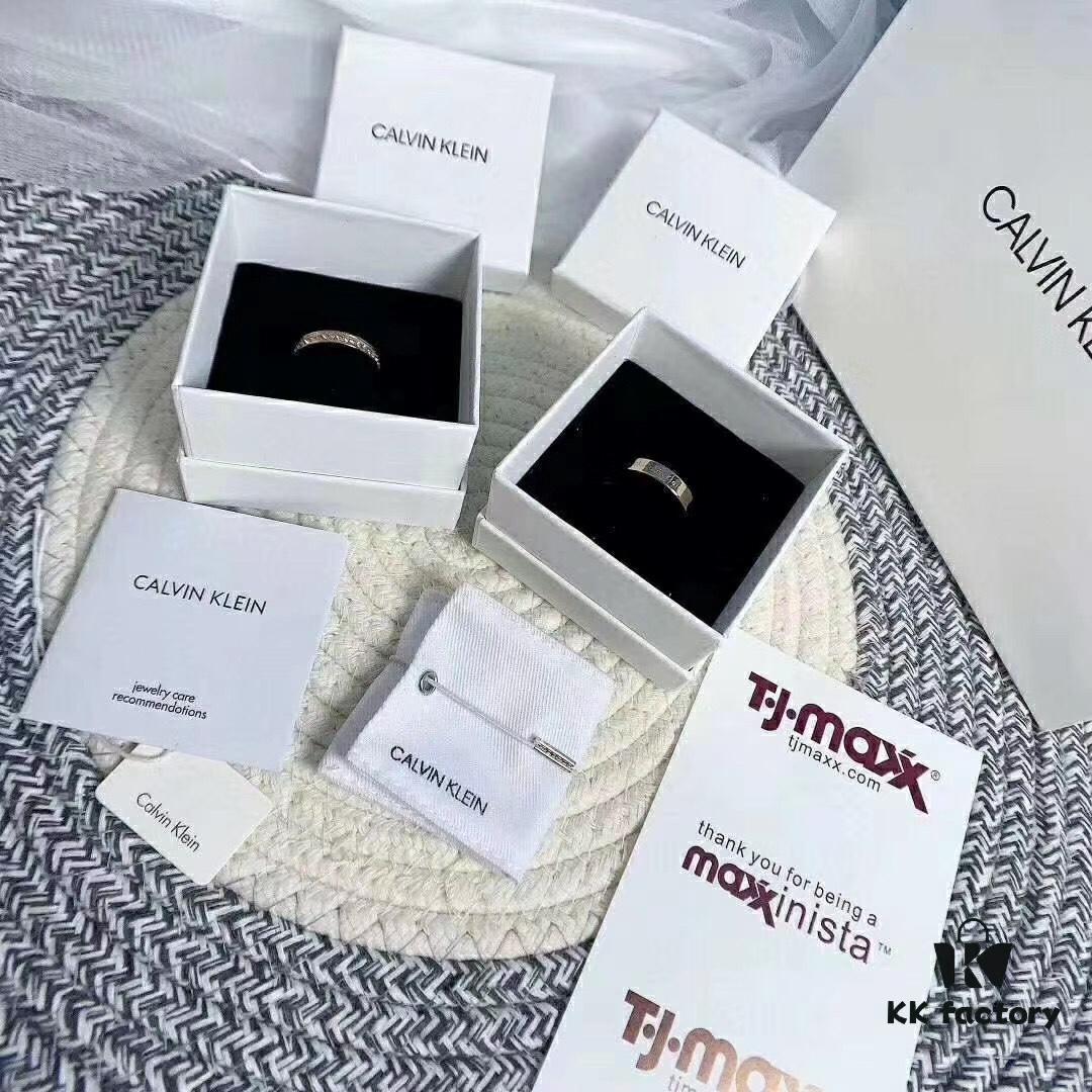 6930160f12f62673a6facb18 Authentic CK Couple Rings - Calvin Klein Official Store Style, Minimalist Men's Band and Women's Hook Series Starry Sky Thin Ring