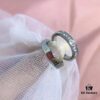 6930161012f62673a6facb1b Authentic CK Couple Rings - Calvin Klein Official Store Style, Minimalist Men's Band and Women's Hook Series Starry Sky Thin Ring