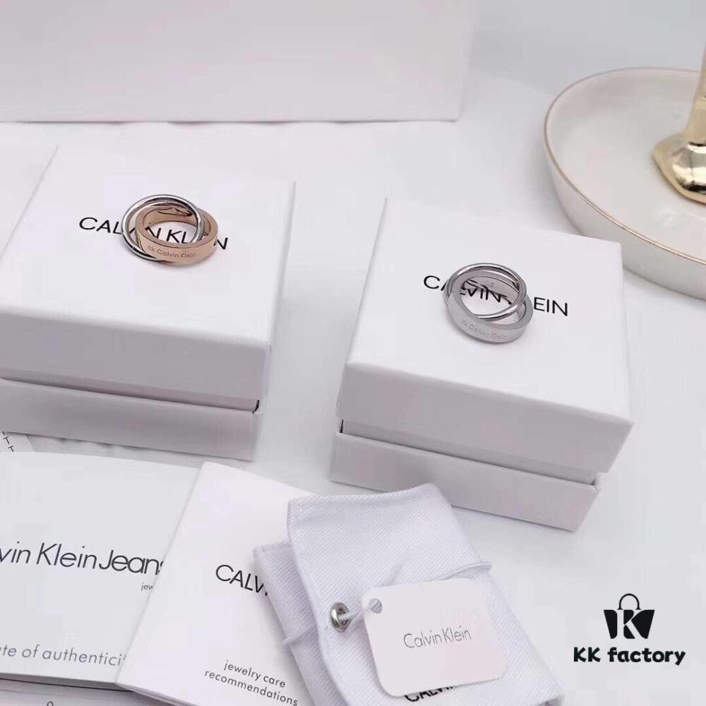6930161812f62673a6facb26 CK Couples Special: CK Double Ring Couple Rings with CNC Precision Carving, Clear Logo, Triple-Layer Real Gold Vacuum Plating for Superior Color Retention