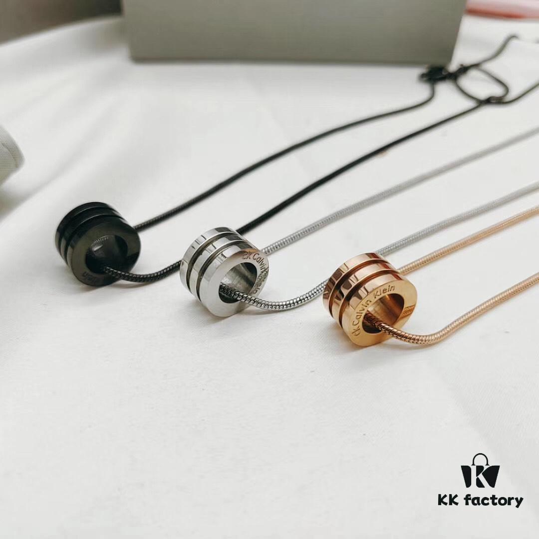 6930161d12f62673a6facb2e Valentine's Day Gift! Top Purchase Level! Three Colors Available! CK Solid Color Spring Couple Necklace