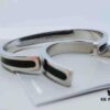 6930162012f62673a6facb35 CK Couple Special: CK Couple Open Bangle Bracelet, Black Steel 316, Guaranteed Authentic, Women's Inner Circumference 16.5cm, Men's Inner Circumference 17.5cm