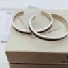 6930162212f62673a6facb39 CK Couple Special: CK Couple Open Bangle Bracelet, Black Steel 316, Guaranteed Authentic, Women's Inner Circumference 16.5cm, Men's Inner Circumference 17.5cm