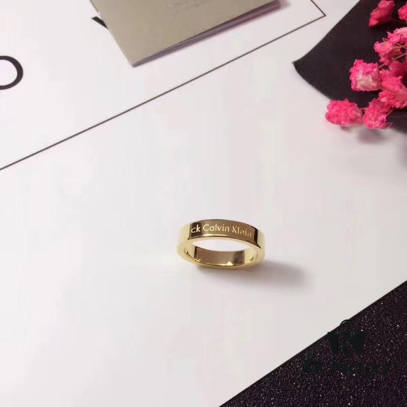 6930162512f62673a6facb42 CK Couple Special: Popular CK Titanium Steel Rings, Vacuum Gold Plated Couple Bands in Rose Gold, Silver, Gold, and Black Gold – Four Colors Available, US Size 5-11