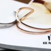 6930162612f62673a6facb46 CK Couple Special: CK Outline Series Bracelet, Couple and Bestie Style, Silver and Rose Gold in Stock, Vacuum Plated