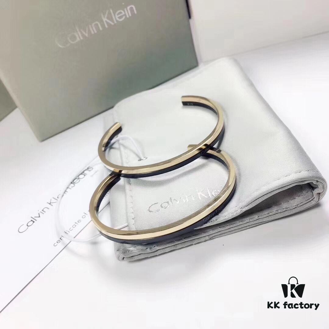 6930162912f62673a6facb4d CK Couple Special: CK Black Gold Two-Tone Bracelet with CNC Precision Carving and Vacuum Plating
