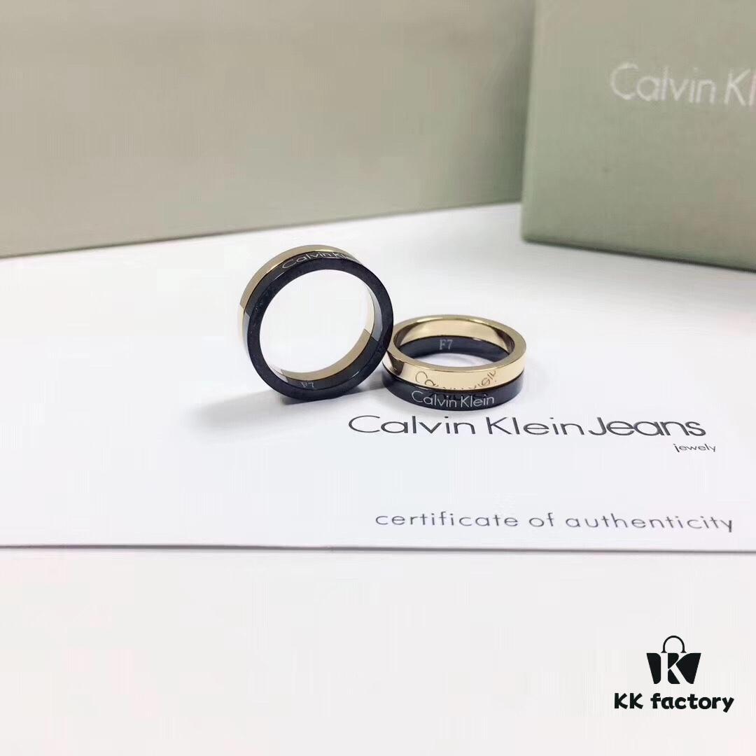 6930162a12f62673a6facb50 CK Couple Special: CK Black Gold Inlaid Ring, CNC Precision Carved, Vacuum Electroplated Inside Furnace, Men's and Women's Styles, Couple Ring, US Size 5-10, Titanium Steel Craftsmanship