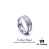 6930163312f62673a6facb63 New Arrival Cabinet-Synchronized CK Ring, Titanium Steel Material, Original Logo, High-End Custom Design, Stylish and Affordable