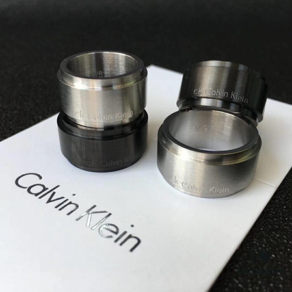 6930163712f62673a6facb6d Titanium Steel CK Solid Color Couple Rings, Large Stock Available, Real Photos, CNC Precision Carving, 1:1 Replication, Molded from Authentic Counter Products, Two Colors Available
