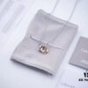6930163812f62673a6facb70 Calvin Klein CK Double Ring Necklace, White Gold and Rose Gold Plated Couple Necklace