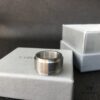 6930163812f62673a6facb71 Titanium Steel CK Solid Color Couple Rings, Large Stock Available, Real Photos, CNC Precision Carving, 1:1 Replication, Molded from Authentic Counter Products, Two Colors Available