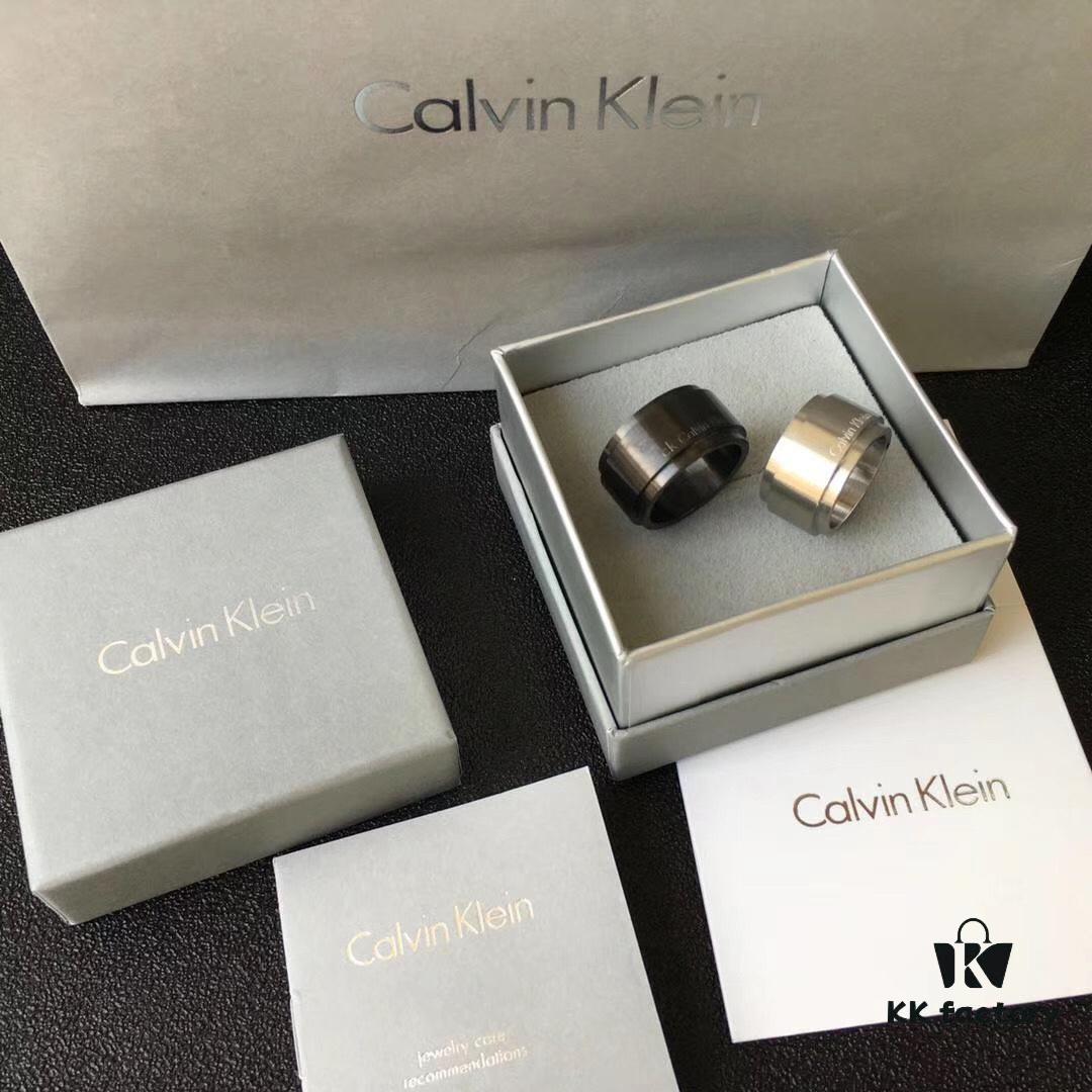 6930163812f62673a6facb72 Titanium Steel CK Solid Color Couple Rings, Large Stock Available, Real Photos, CNC Precision Carving, 1:1 Replication, Molded from Authentic Counter Products, Two Colors Available