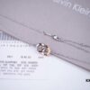 6930163912f62673a6facb73 Calvin Klein CK Double Ring Necklace, White Gold and Rose Gold Plated Couple Necklace