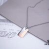 Calvin Klein CK Rectangular Pendant Necklace