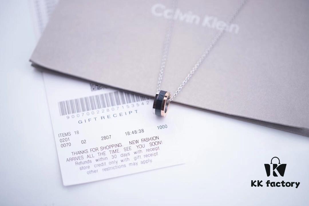 Calvin Klein CK Three-Tone Necklace