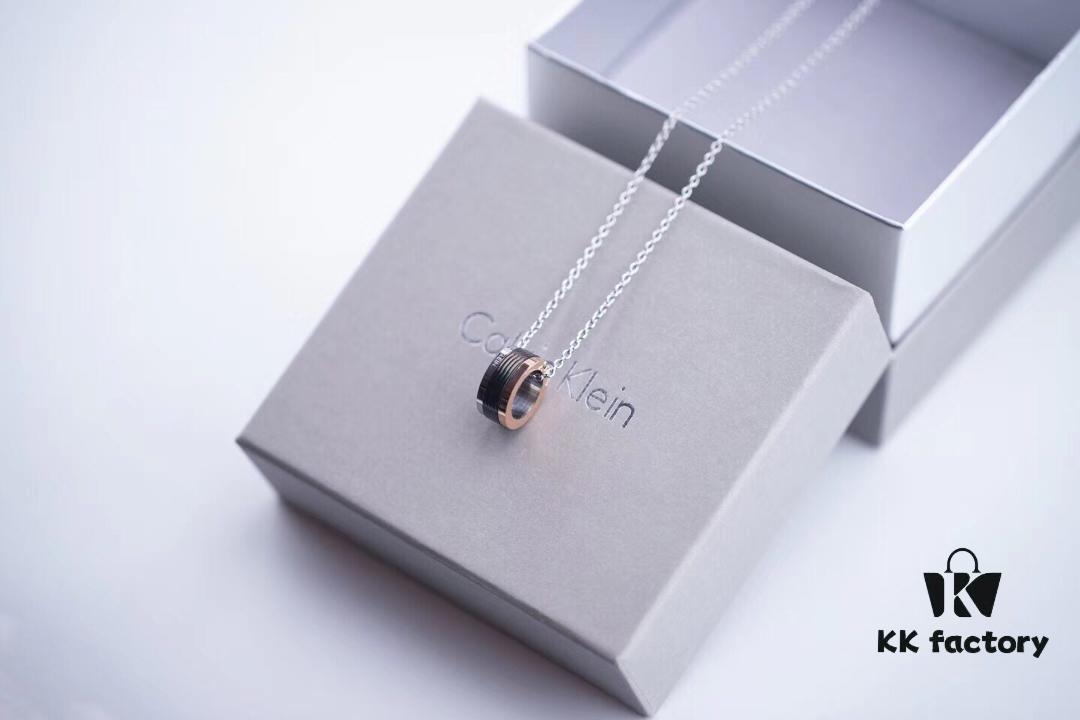 Calvin Klein CK Three-Tone Necklace