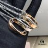 New CK Double Ring Necklace