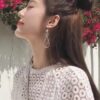 6930167212f62673a6facbe9 Miu Miu Beautiful Figure-8 Ear Hook, Xiaxia's Same Style, Original LG Version, Elegant for Banquet, Vacation, Date, and Evening Wear, Classic and Popular Fashion Design