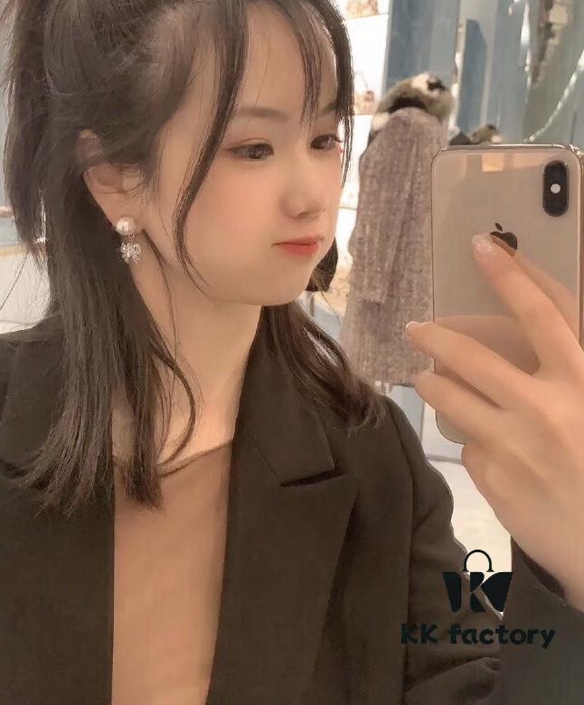 6930167812f62673a6facbf1 Miu Miu Bow Pearl Set ZP Custom Swarovski Crystal Stud Earrings, Adorable Girl Aesthetic