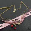 693016a012f62673a6facc29 Miu Miu Textured Heart Luxury Minimalist Pearl Necklace, Chic Retro Design with Pearl Accents, Must-Have Summer Accessory