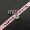 693016a612f62673a6facc31 Miu Miu Textured Luxury Pearl Heart Brooch, Minimalist Love Design with Vintage Charm