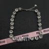 693016ca12f62673a6facc5a Miu Miu Textured Heart Luxury Minimalist Pearl Necklace with Cherry Design, Lightweight and Unique Style, Elegant Retro Fashion for Summer