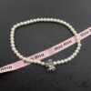 693016ce12f62673a6facc5e Miu Miu Textured Luxe Minimalist Pearl Heart Necklace, Small Vintage Fashion Statement Piece