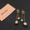 693016df12f62673a6facc70 Miu Miu Textured Luxury Pearl Heart Stud Earrings, Minimalist Design with Vintage Charm, Must-Have Summer Fashion Accessory