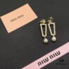 693016f712f62673a6facc86 Miu Miu Textured Luxury Pearl Heart Stud Earrings, Minimalist Design with Vintage Charm, Must-Have Summer Fashion Accessory