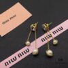 693016fa12f62673a6facc89 Miu Miu Textured Luxury Pearl Heart Stud Earrings, Minimalist Design with Vintage Charm, Must-Have Summer Fashion Accessory