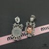 6930170312f62673a6facc91 Miu Miu Elegant Heart Pearl Stud Earrings, Minimalist Luxury Design with Vintage Charm