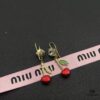 6930171c12f62673a6faccae Miu Miu Textured Luxury Pearl Heart Stud Earrings, Minimalist Design with Vintage Charm, Must-Have Summer Fashion Accessory