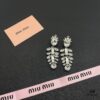 6930172812f62673a6faccbd Miu Miu Elegant Heart Pearl Stud Earrings, Minimalist Luxury Design with Vintage Charm