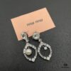 6930172912f62673a6faccc0 Miumiu Elegant Heart Pearl Stud Earrings, Minimalist Luxury Design with Vintage Charm