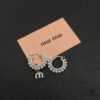6930172d12f62673a6faccc5 Miu Miu Textured Luxury Pearl Heart Stud Earrings, Minimalist Design with Retro Charm, Must-Have Summer Fashion Accessory