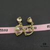6930172e12f62673a6faccc7 Miu Miu Textured Luxury Pearl Heart Stud Earrings, Minimalist Design with Vintage Charm, Must-Have Summer Accessory