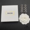 6930175812f62673a6faccfa Miu Miu Textured Luxe Minimalist Pearl Heart Stud Earrings