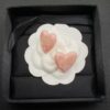 6930176312f62673a6facd0a Miu Miu Textured Luxurious Pearl Heart Stud Earrings, Minimalist Design with Vintage Charm, Must-Have Summer Fashion Accessory