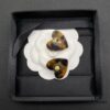 6930176512f62673a6facd0b Miu Miu Textured Luxurious Pearl Heart Stud Earrings, Minimalist Design with Vintage Charm, Must-Have Summer Fashion Accessory