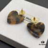 6930176712f62673a6facd0d Miu Miu Textured Luxury Pearl Heart Stud Earrings, Minimalist Love Design, Fashionable Retro Style, Must-Have Summer Accessory