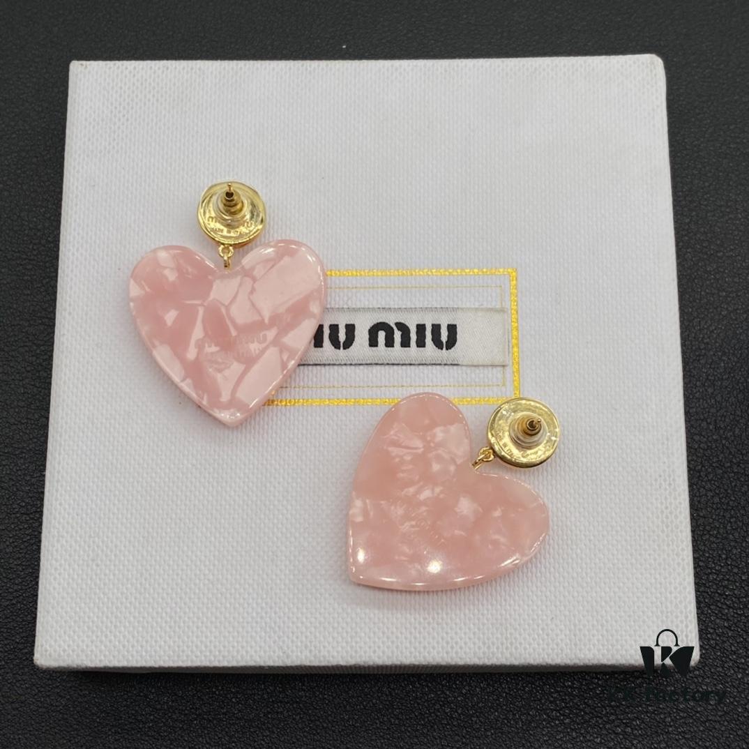 6930176e12f62673a6facd15 Miu Miu Textured Luxury Pearl Heart Stud Earrings, Minimalist Amore Design with Vintage Charm