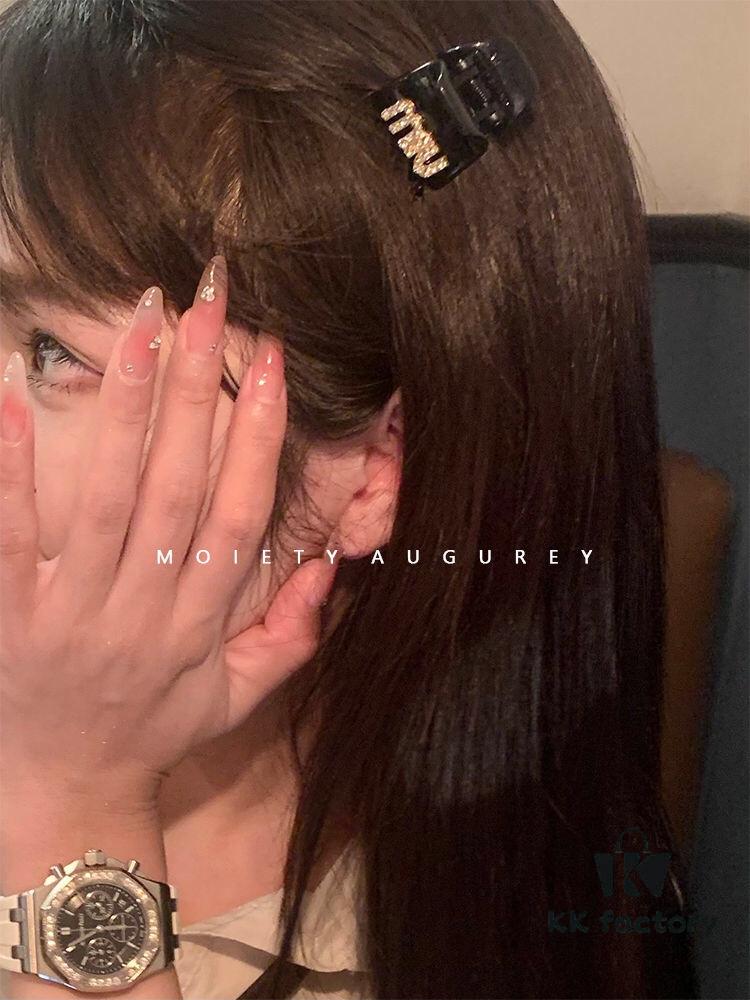 6930177412f62673a6facd1d Miumiu Hair Clip, Sparkling with Rhinestones