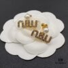 6930177e12f62673a6facd2b Miu Miu Textured Luxury Pearl Heart Stud Earrings, Minimalist Design with Retro Charm, Must-Have for Summer Styling